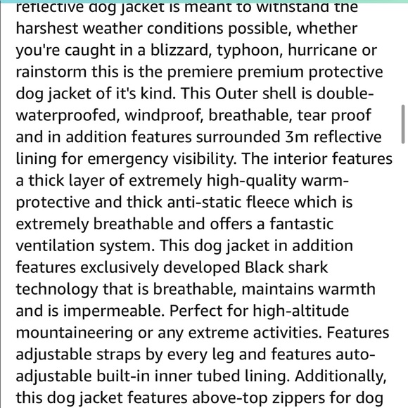 Doghelios ‘blizzard’ jacket - Picture 2 of 12